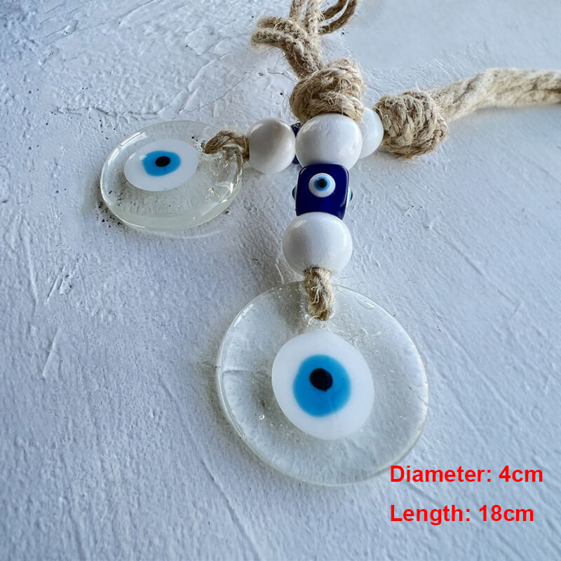 Transparent Evil Eye Pendant