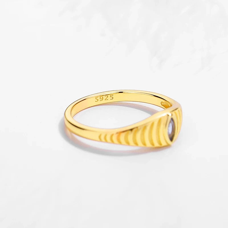 925 sterling silver Evil eye ring product image
