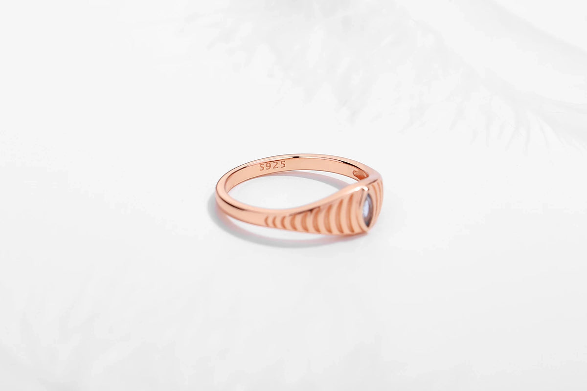 925 sterling silver Evil eye ring product image