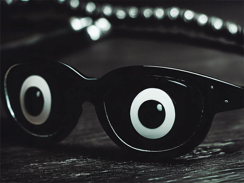 Black Evil Eye Sunglasses