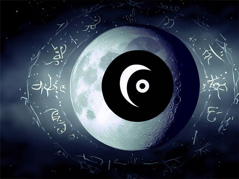 Black Evil Eye And Moon Phases