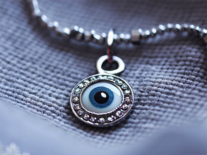 Grey Evil Eye Jewelry