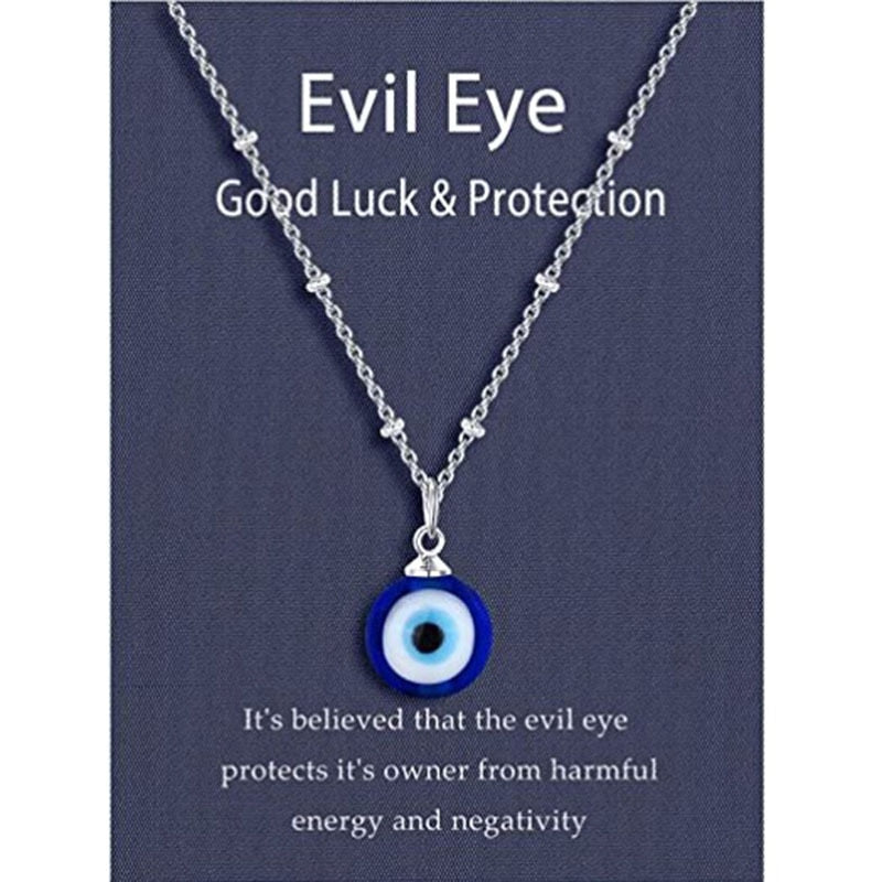 Mystical Turkish-Inspired Evil Eye and Hamsa Hand Zirconia Pendant Choker Necklace - Dainty, Lucky Charm Jewelry for Women and Girls
