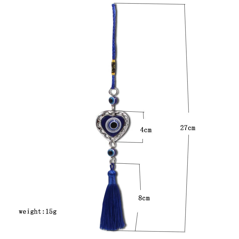 Tassel Evil Eye Pendant