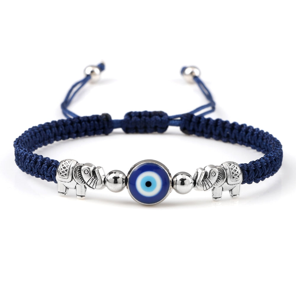 Handcrafted Evil Eye Beaded Bracelet: Timeless Charm for Friendship and Protection