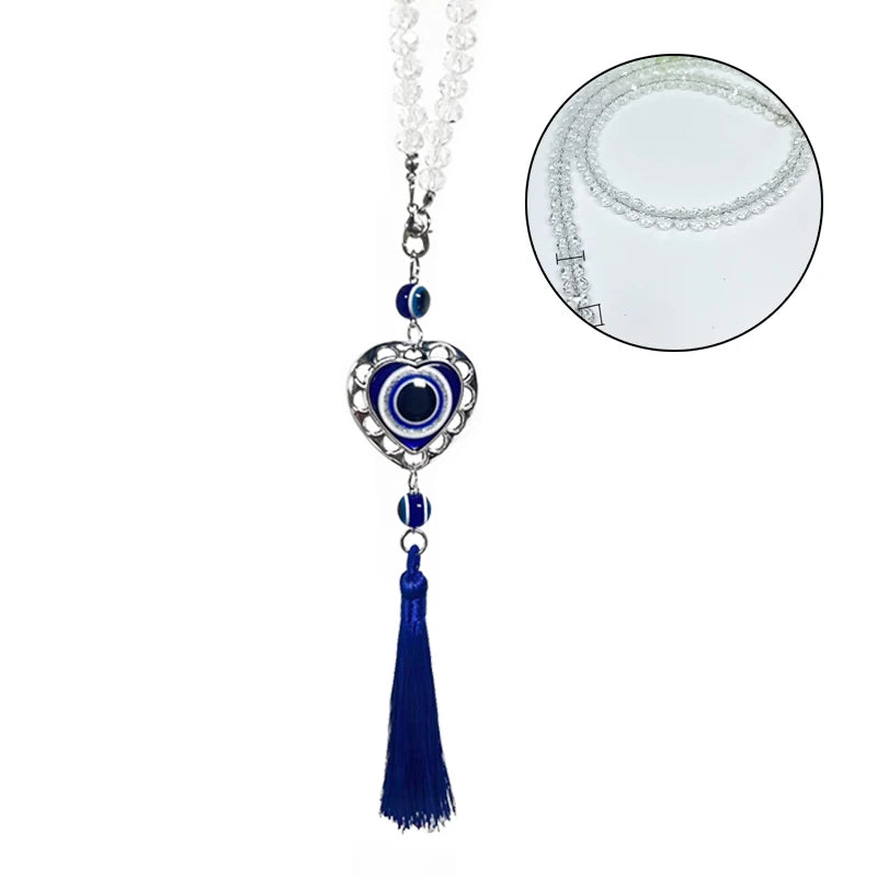 Elegant Evil Eye car charm