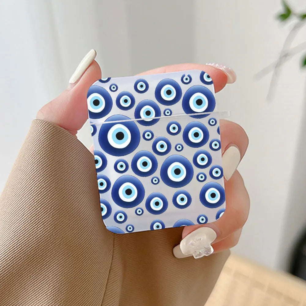 Silicone Evil Eye AirPods cover