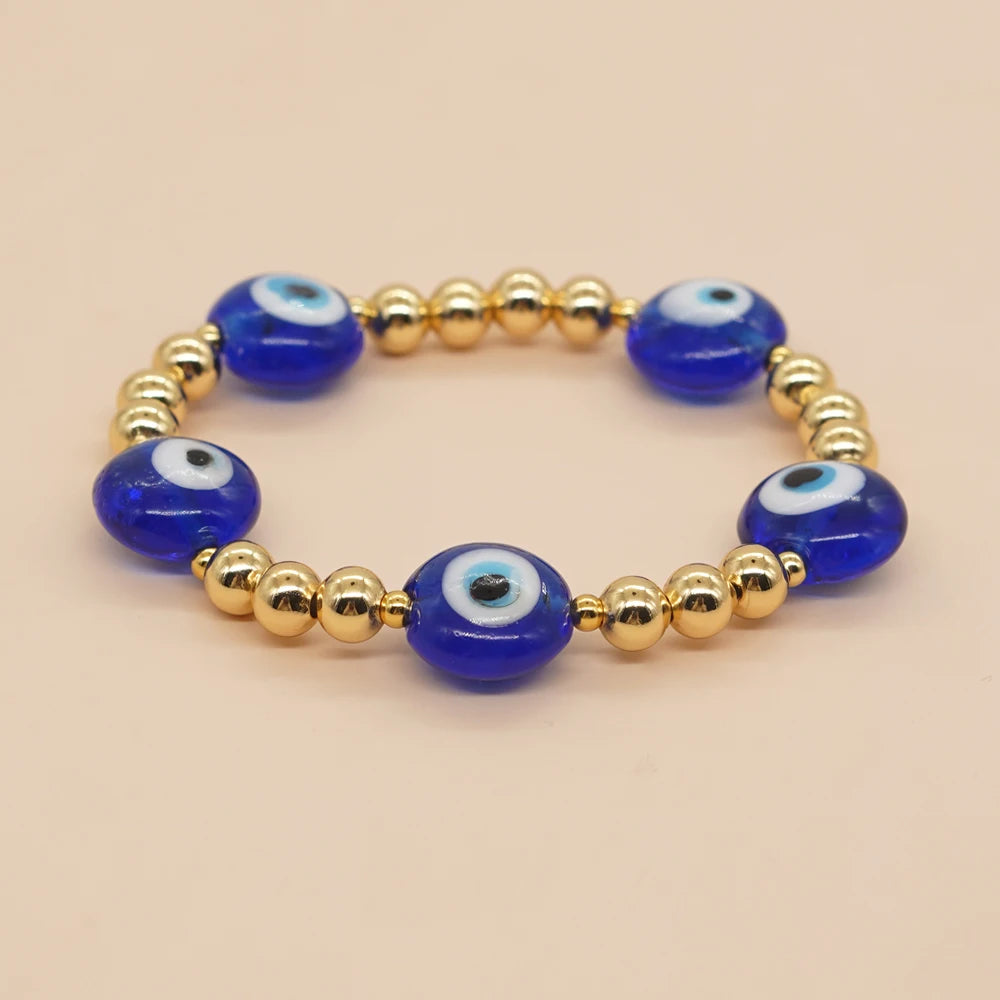 Beaded Evil Eye bracelet