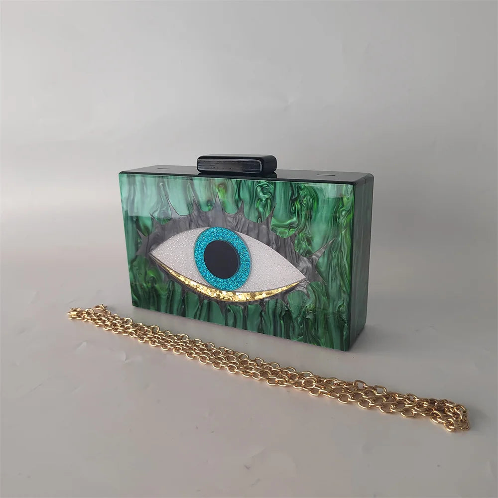 Designer acrylic handbag