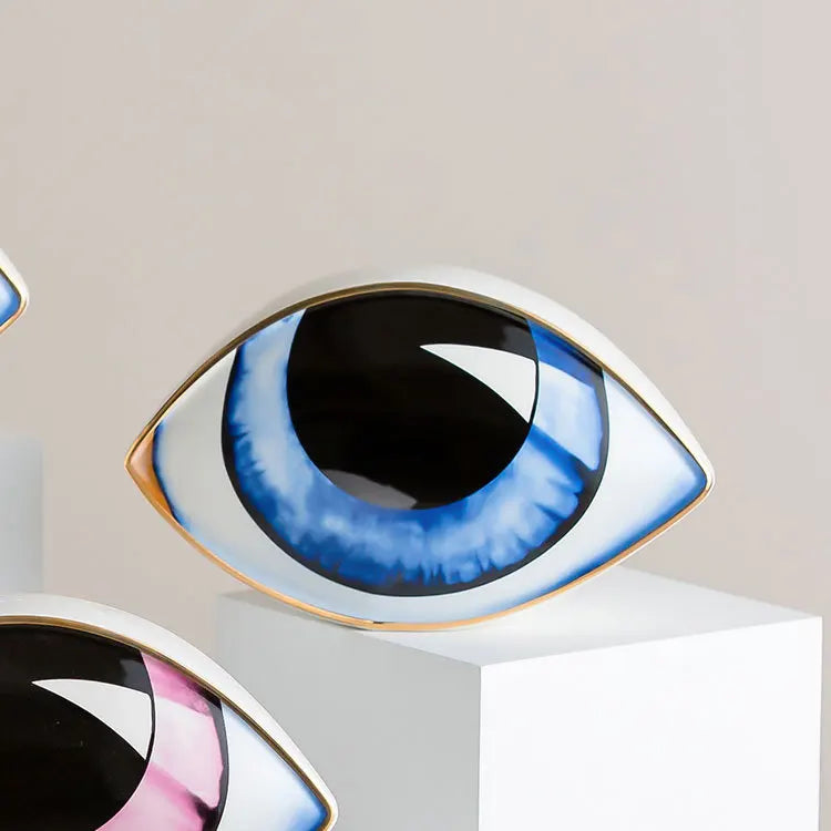 Ceramic and Enamel Evil Eye