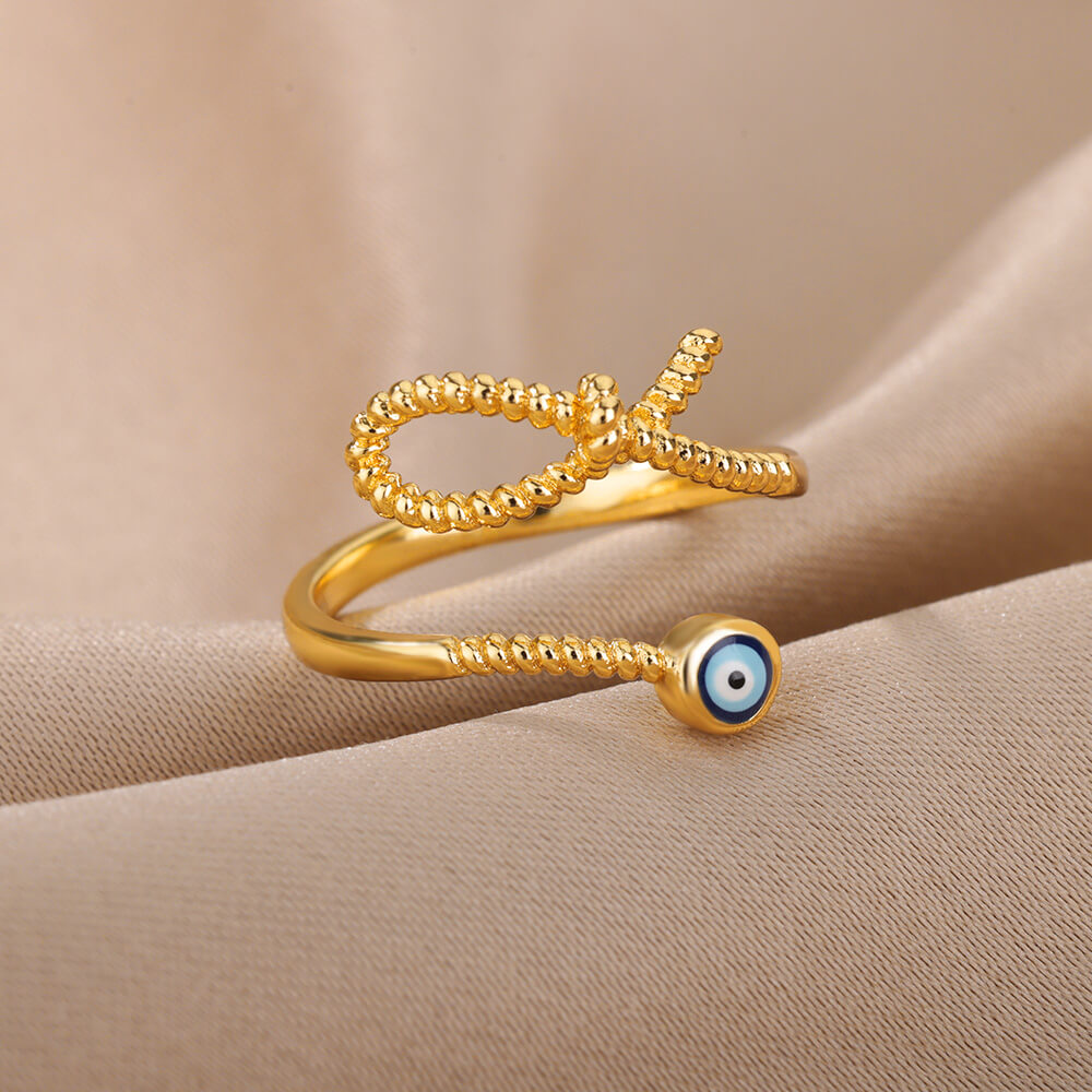 Elegant Evil Eye Rings: Embrace the Allure of Turkish Demon Eye Jewelry