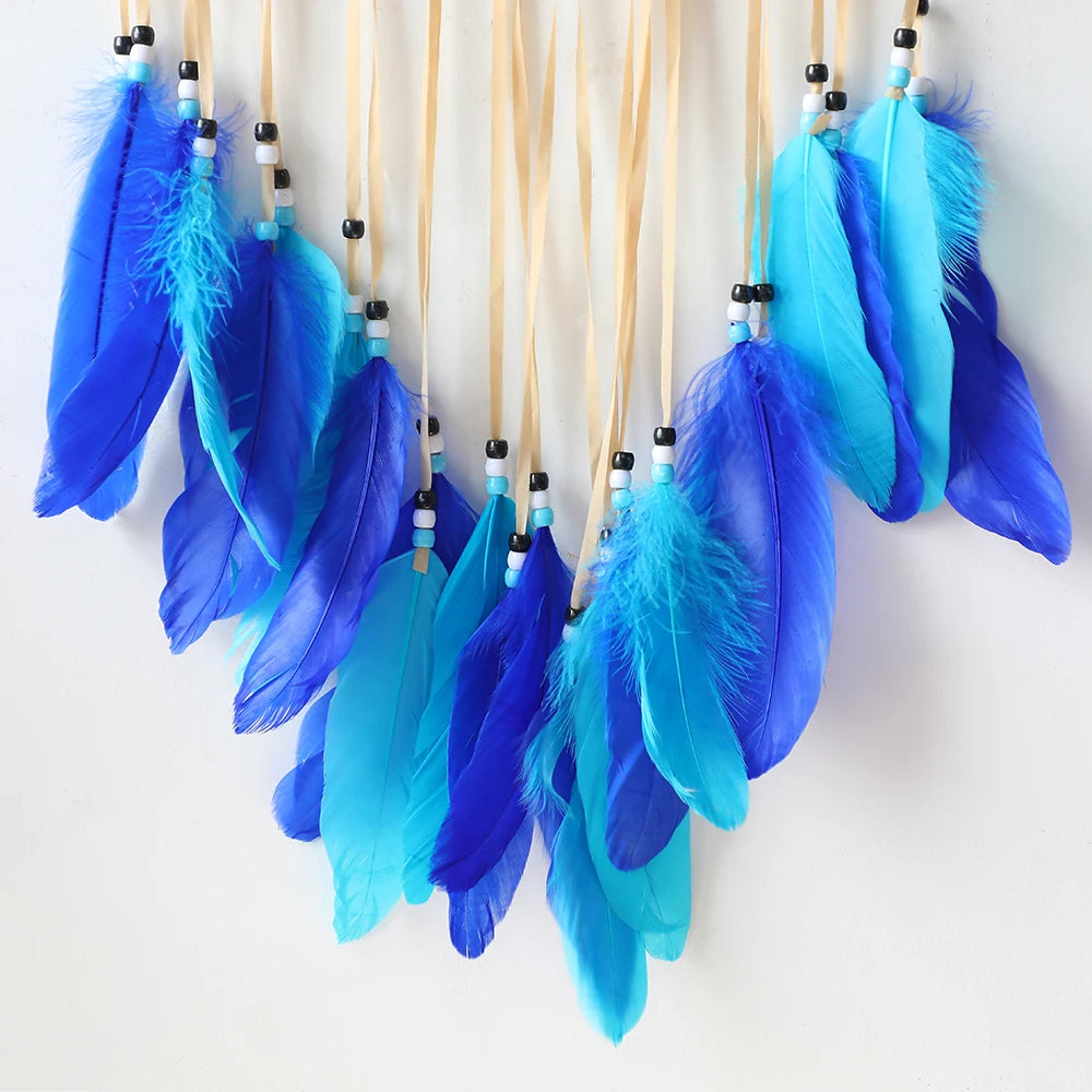 Blue Feather Dreamcatcher