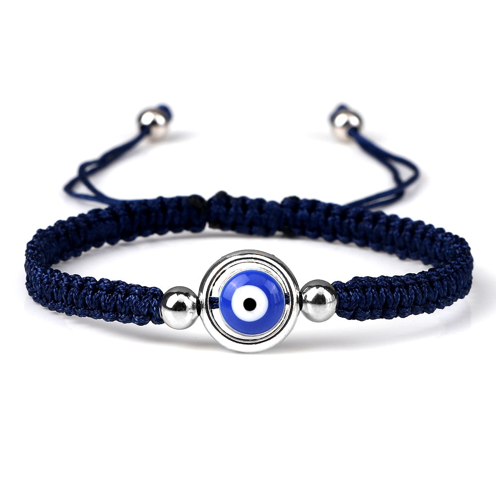 Handcrafted Evil Eye Beaded Bracelet: Timeless Charm for Friendship and Protection