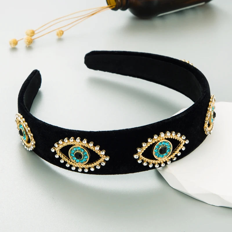 Retro oil drop headband