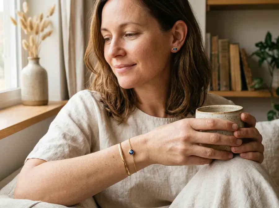 Gold Evil Eye Meaning: Prosperity, Protection, and How to Choose - comparison bracelets keep motif visible during