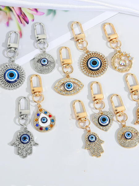 Turkish Evil Eye Keychain