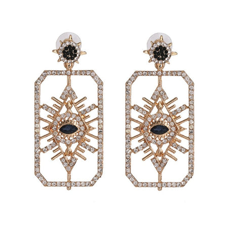 Vintage rhinestone earrings