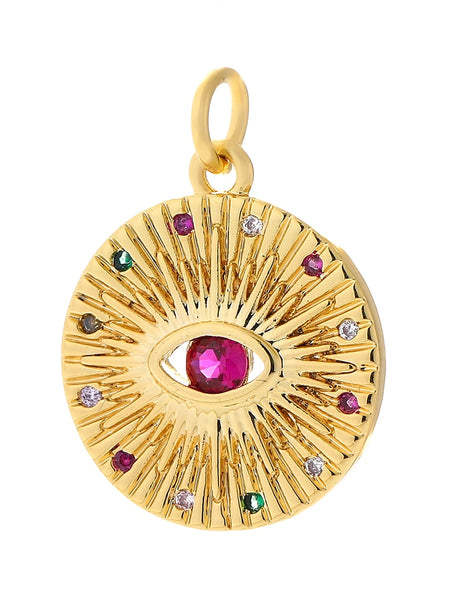 Handcrafted evil eye charm