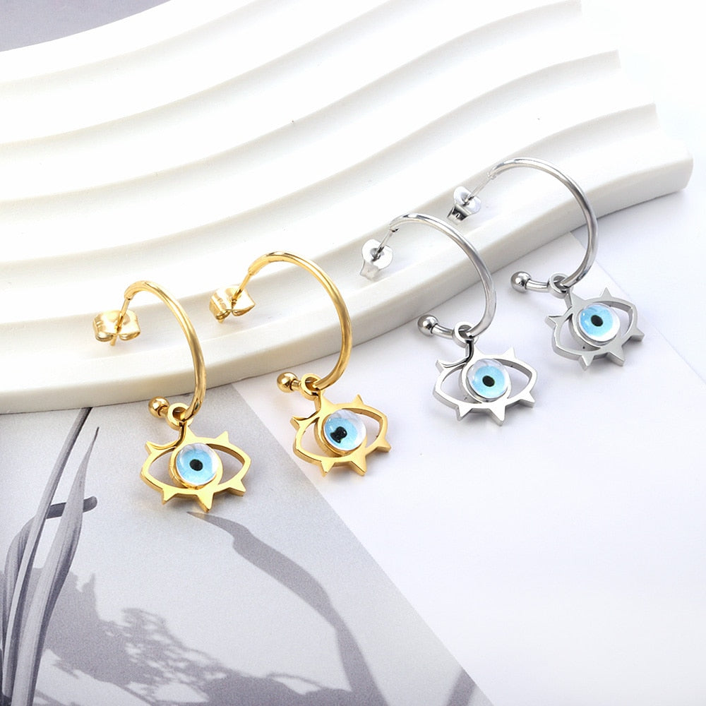 Trendy Stainless Steel Earrings