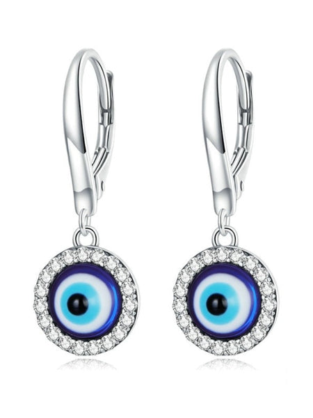 Blue Demon Eye Earrings
