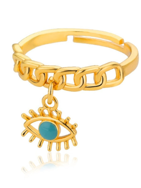 Elegant Evil Eye Ring