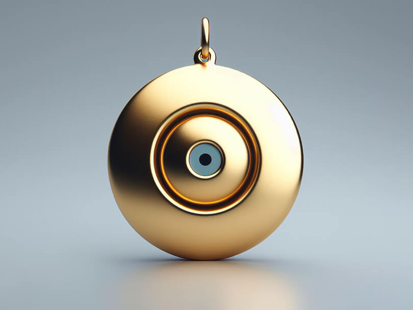 Gold Evil Eye Jewelry & Talismans