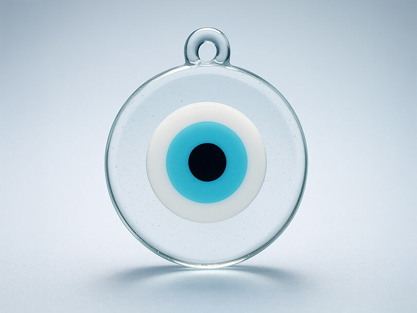 Transparent & Clear Evil Eye Jewelry & Talismans