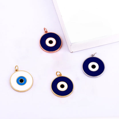 18K Gold Plated Evil Eye Pendant