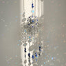 Elegant Hamsa Hand & Evil Eye Crystal Suncatcher: A Radiant Rainbow Prism for Home and Garden
