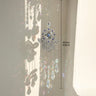 Elegant Hamsa Hand & Evil Eye Crystal Suncatcher: A Radiant Rainbow Prism for Home and Garden