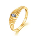 925 sterling silver Evil eye ring