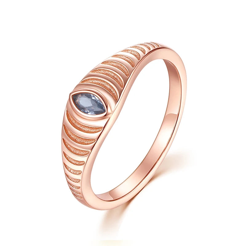 925 sterling silver Evil eye ring product image