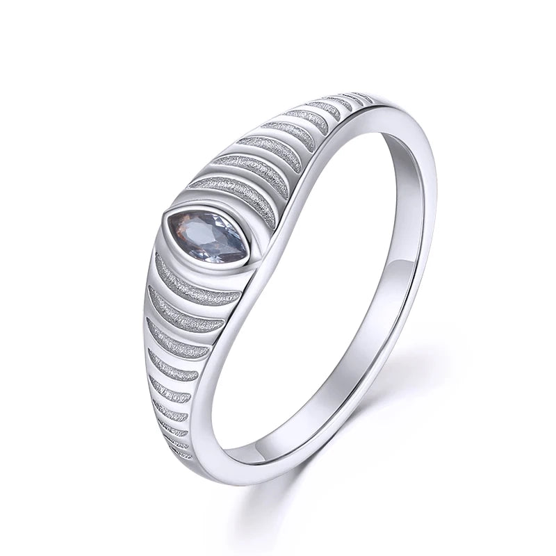 925 sterling silver Evil eye ring product image