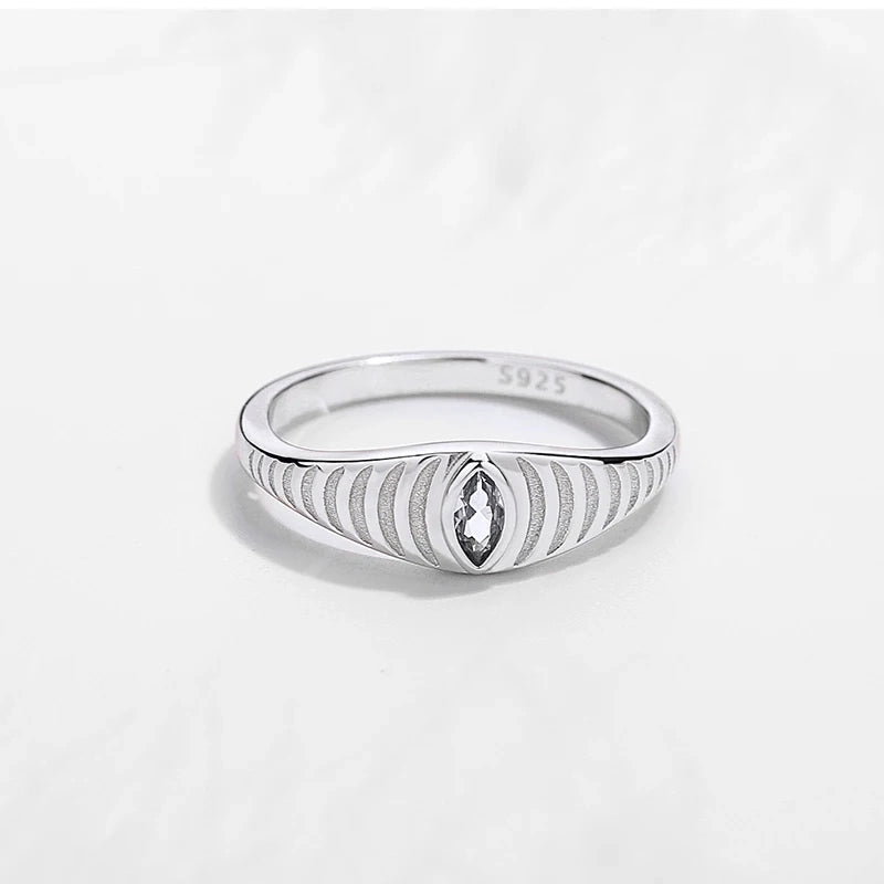 925 sterling silver Evil eye ring product image