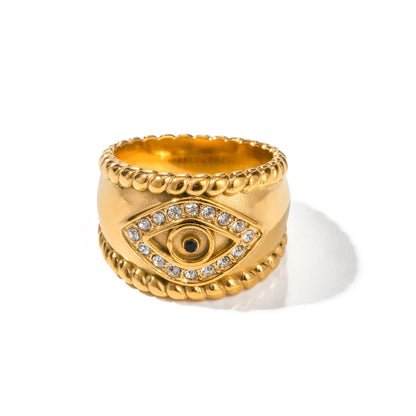 High-Quality Evil Eye Ring