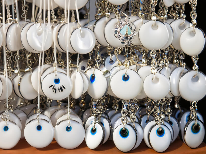 A Diverse Collection Of White Evil Eye Products Available At Evil Eye Gallery