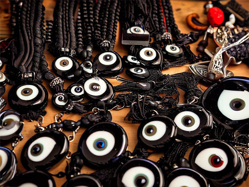 Black Evil Eye Balanced Accessories