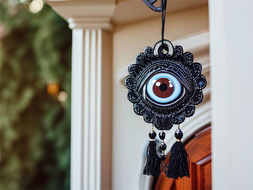 Black Evil Eye Hanging Home Decor