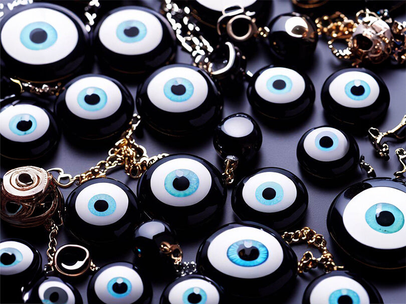 Black Evil Eye Jewelry With Fashionable Allure