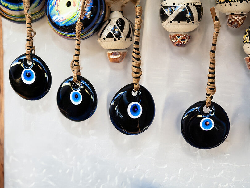 Black Evil Eye Mediterranean Home Decor