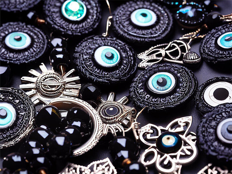 Black Evil Eye Middle Eastern Accessories