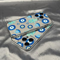 Blue Evil Eye silicone case
