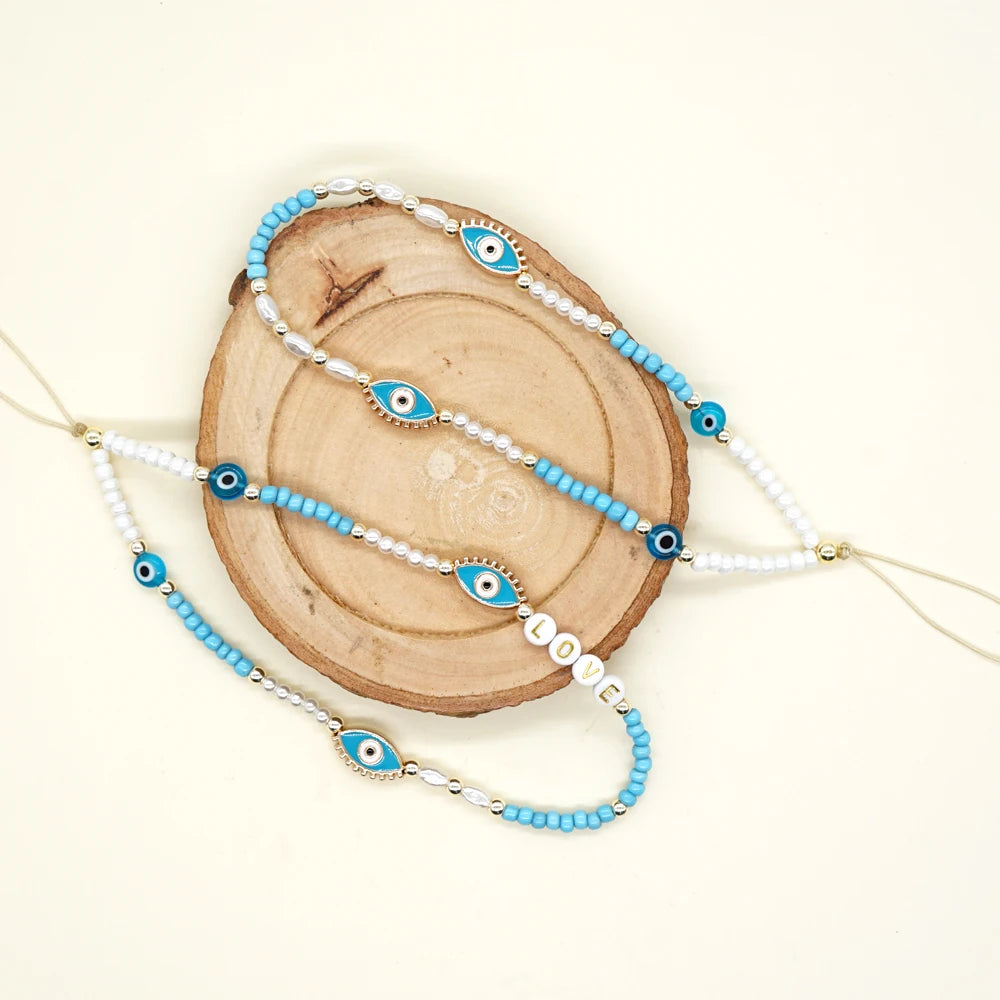 Boho Evil Eye Phone Chain

