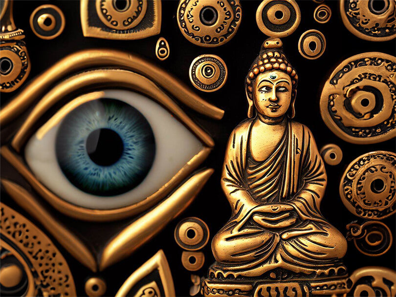 Evil Eye Symbols And Buddha