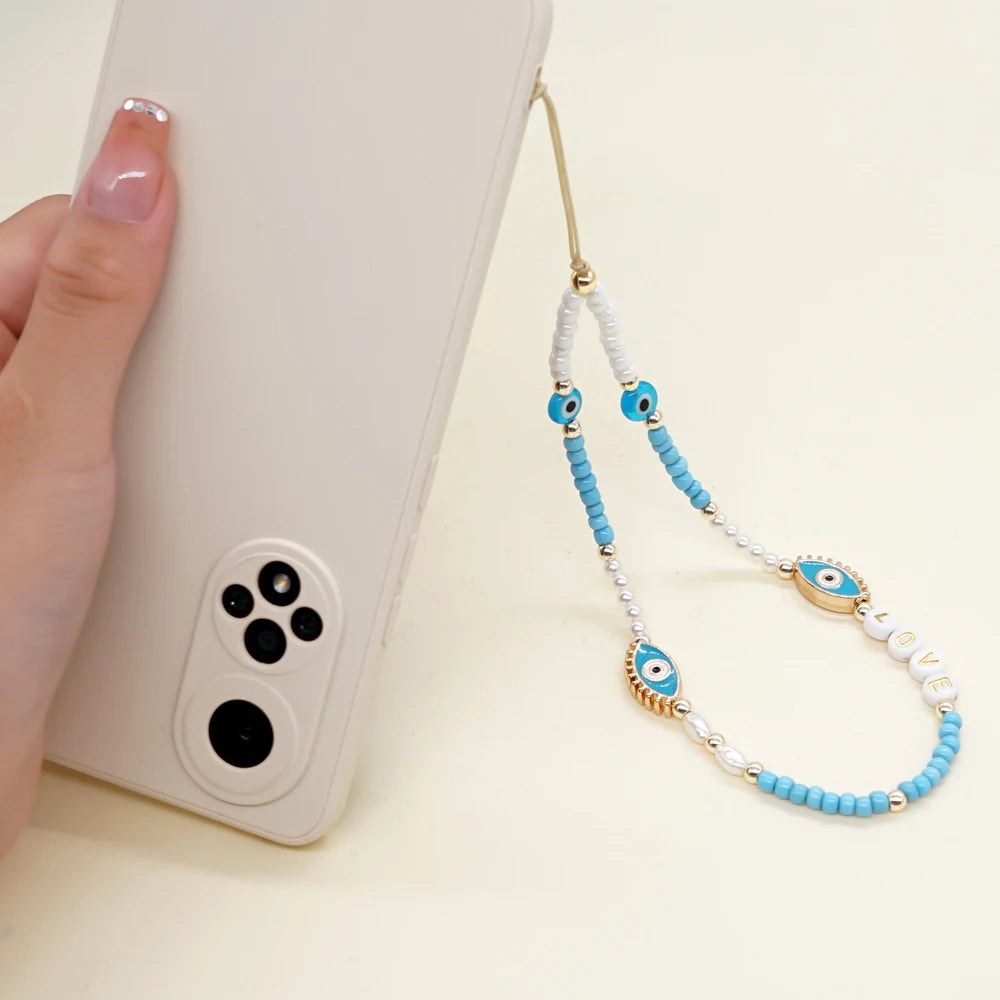 Glass Beaded Phone Accessory
