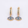Zirconia Hoop Earrings