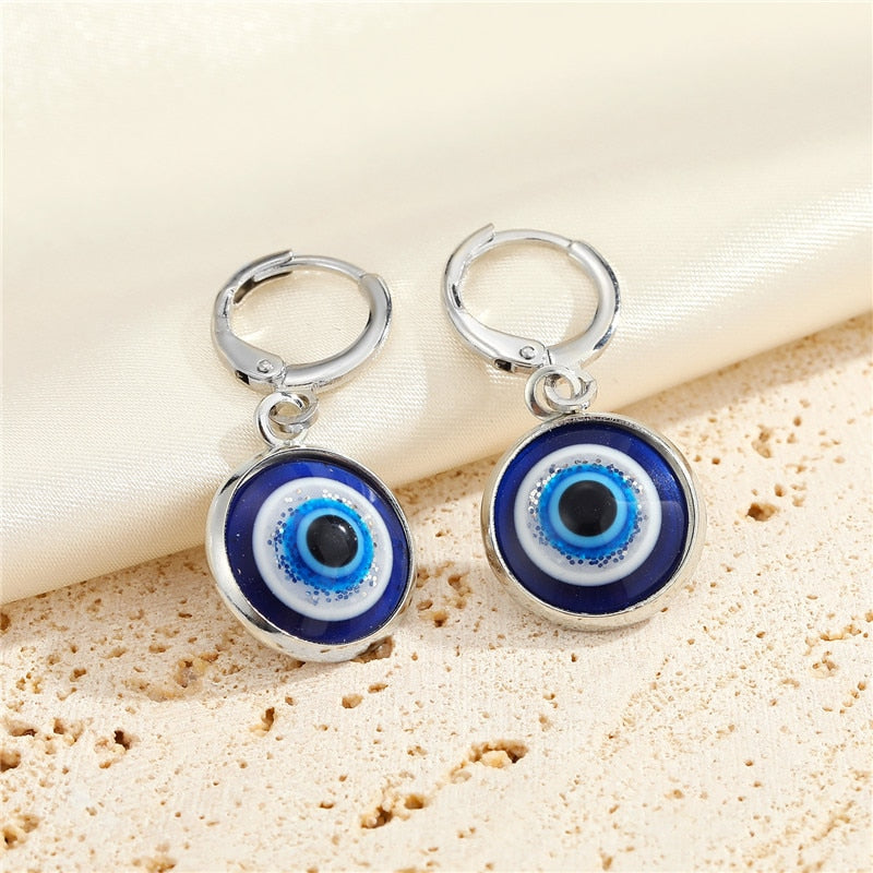 Round Hoop Earrings