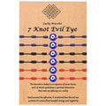 Embrace Fortuitous Vibes with our Exquisite Set of 6 Handmade Turkish Evil Eye Bracelets - Adjustable, Stylish and Trendy Fashion Accessory for Women and Men
