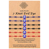Embrace Fortuitous Vibes with our Exquisite Set of 6 Handmade Turkish Evil Eye Bracelets - Adjustable, Stylish and Trendy Fashion Accessory for Women and Men