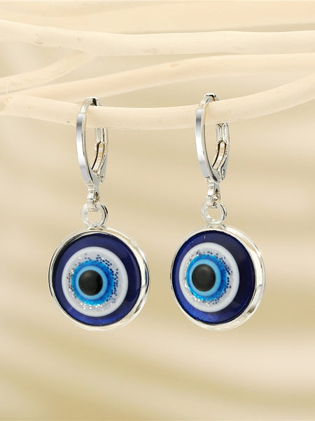 Vintage Evil Eye Earrings